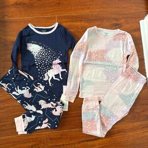 Set of 2 Carter’s Blue Pink Pajama Sets 5